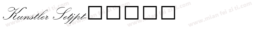 Kunstler Setjpt字体转换